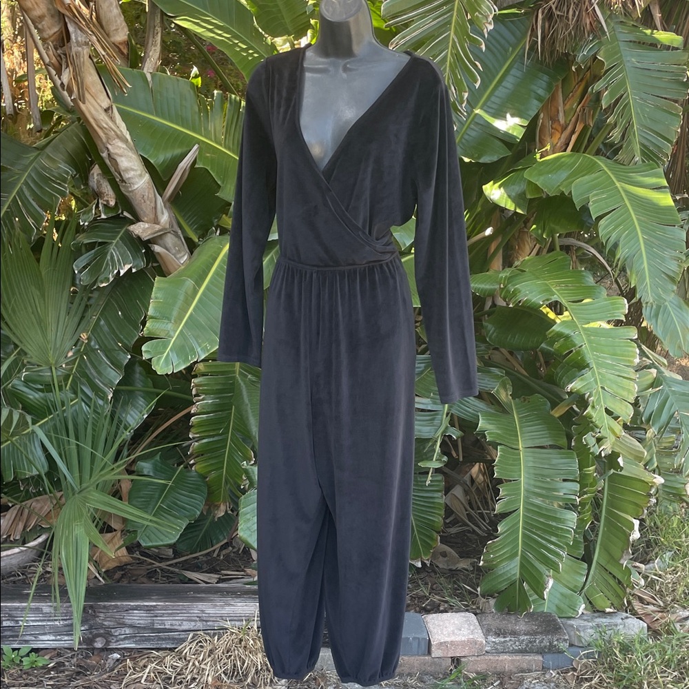 Victoria’s Secret velvet  velour balloon pant jumpsuit